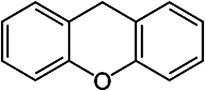 Molecular structure of xanthene (XEN).
