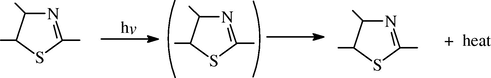 Suggested mechanism of photostabilization of benzothiazole as UV absorber.