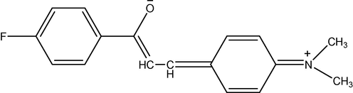 Resonance structure of chalcone.