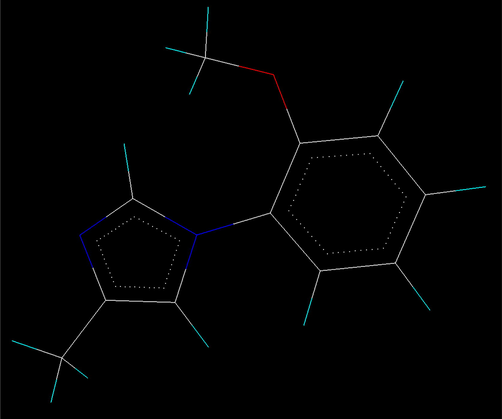 1-(2-Methoxyphenyl)-4-methyl-1H-imidazole ring as a common template used for template based alignment of fused 5,6-bicyclic heterocycles as γ-secretase modulators.