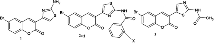 Synthesised coumarin-thiazole carboxamide derivatives.