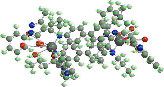 3D structure of compound (5).