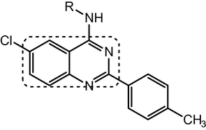 6-Chloro-2-p-tolylquinazolin-4-amine derivative.