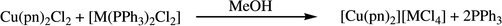 Precipitation of triphenylphosphine.