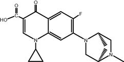 Chemical structure of danofloxacin.