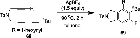 Synthesis of compound 69.