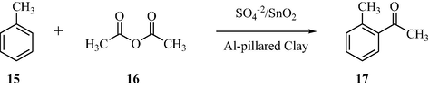 STO-Catalyzed Friedel–Crafts acylation of toluene.