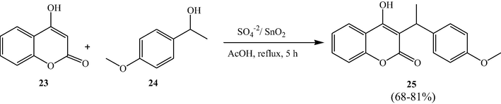 STO-Catalyzed C3-alkylation of 4-hydroxycoumarins.