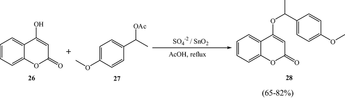 STO-Catalyzed O-alkylation of 4-hydroxycoumarins.