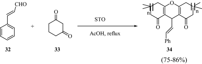 SO42−/SnO2-Catalyzed synthesis of 1,8-dihydro-octahydroxanthenes.