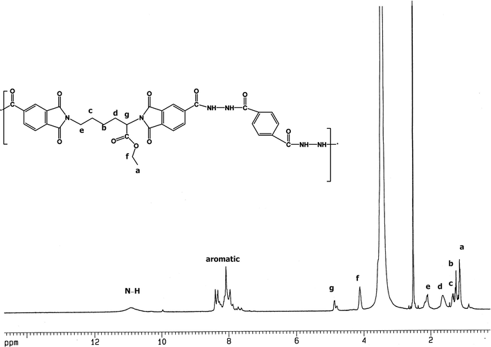 1H NMR spectrum of PHIa.