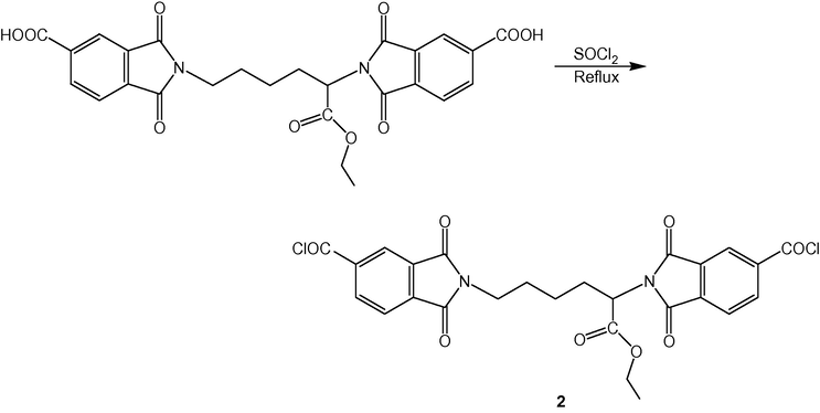 Diacyl chloride 2 synthesis.