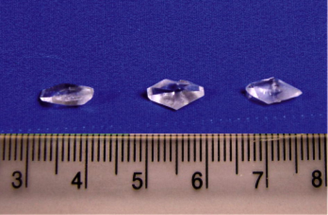 α-Glycine crystal (1:0.2).