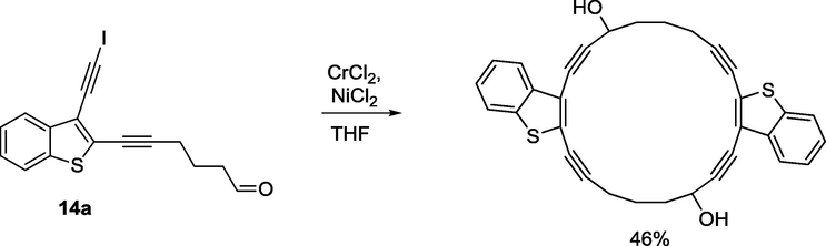 Synthesis of the macrocyclic diol.