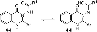 Tautomeric forms of compound 4.