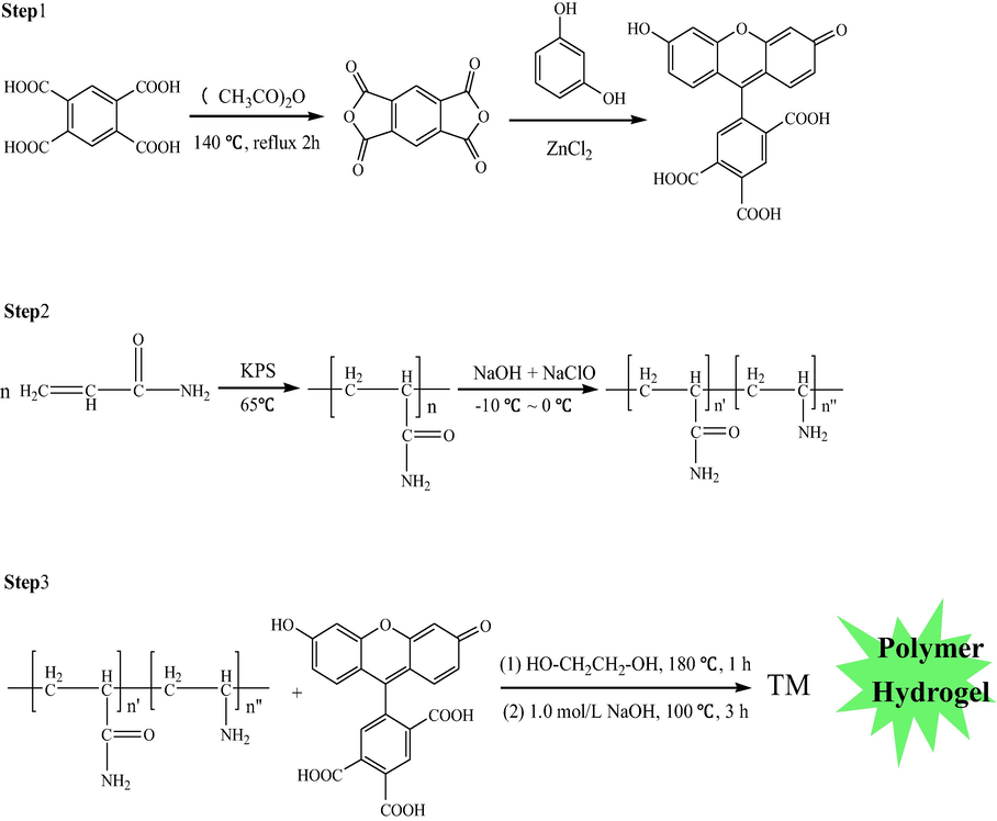 The synthesis of hydrogel.