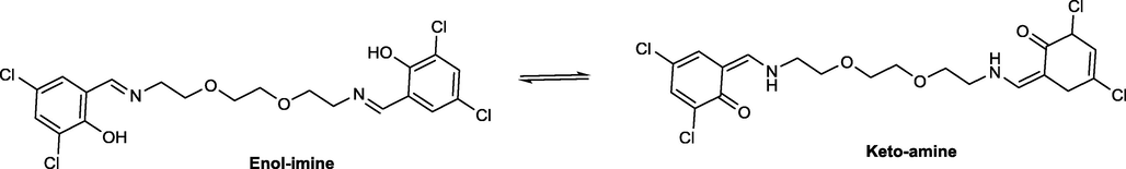 Proposed structure oh H2L ligand.