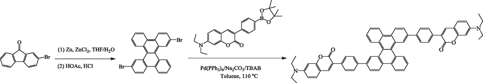 Synthetic route to the compound C-DBC-C.