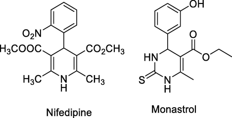 Structure of kinesin-5 inhibitors.