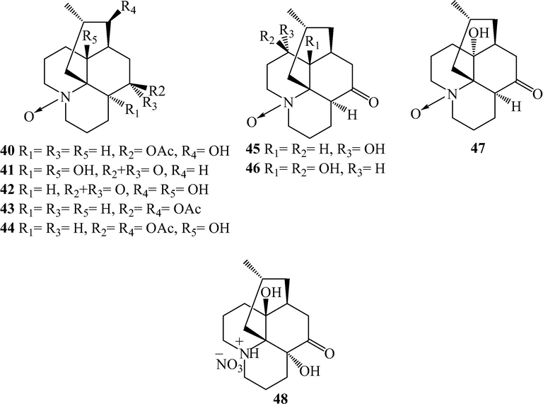 Lycopodine alkaloids from L. japonicum.