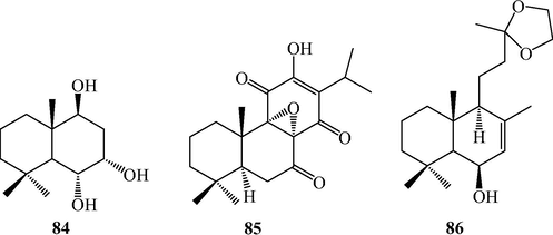 Sesquiterpenoid and diterpenoids from L. japonicum.