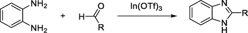 Synthesis of benzimidazole under solvent-free conditions.