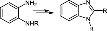 General synthetic route for benzimidazole.