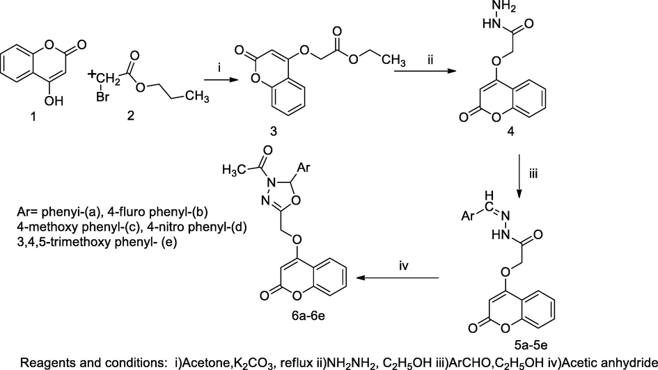 4-Hydroxycoumarin bearing oxadiazolone derivatives.