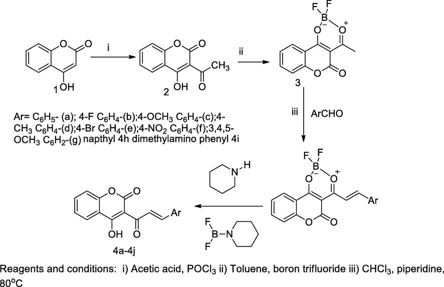 Coumarin chalcone derivatives.