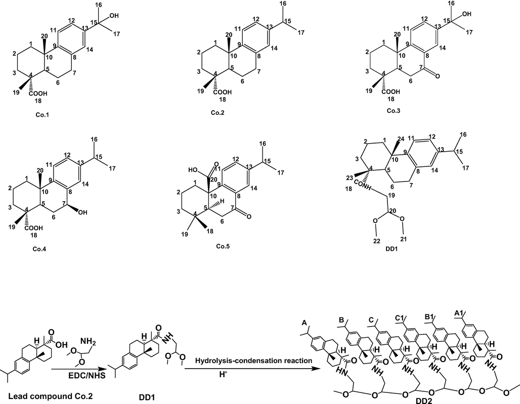 Structures of related compounds.