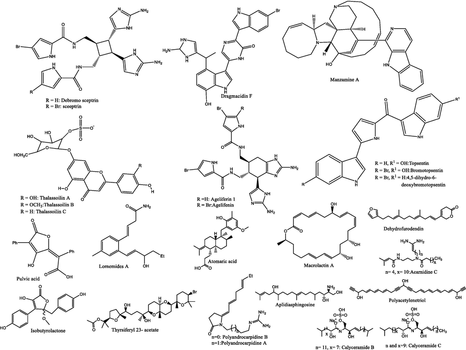 Structure of marine compounds showed consensus scores more than co-crystalized ligands.