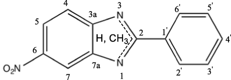 Numbering adopted in describing NMR data for all compounds considered.