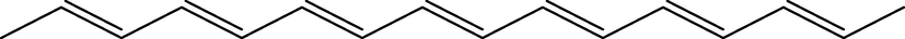 Structure of polyacetylene.