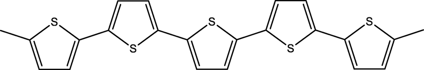 Structure of polythiophene.