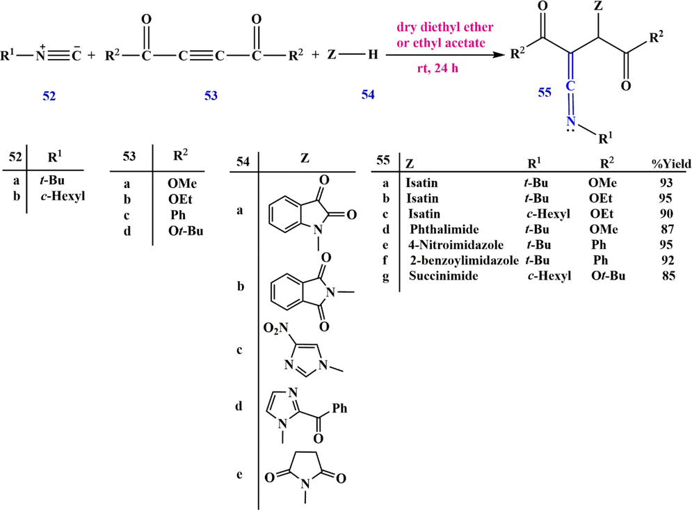 Synthesize ketenimine 55.