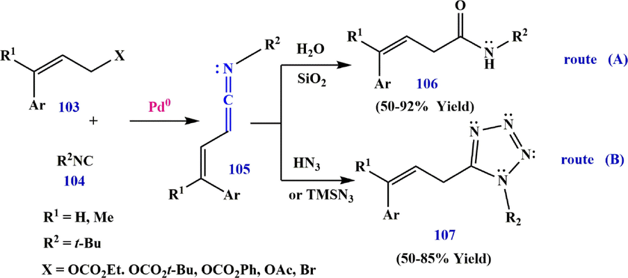 Synthesize ketenimine 105.