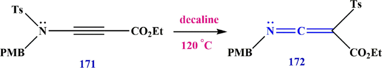 Synthesize ketenimines 172.