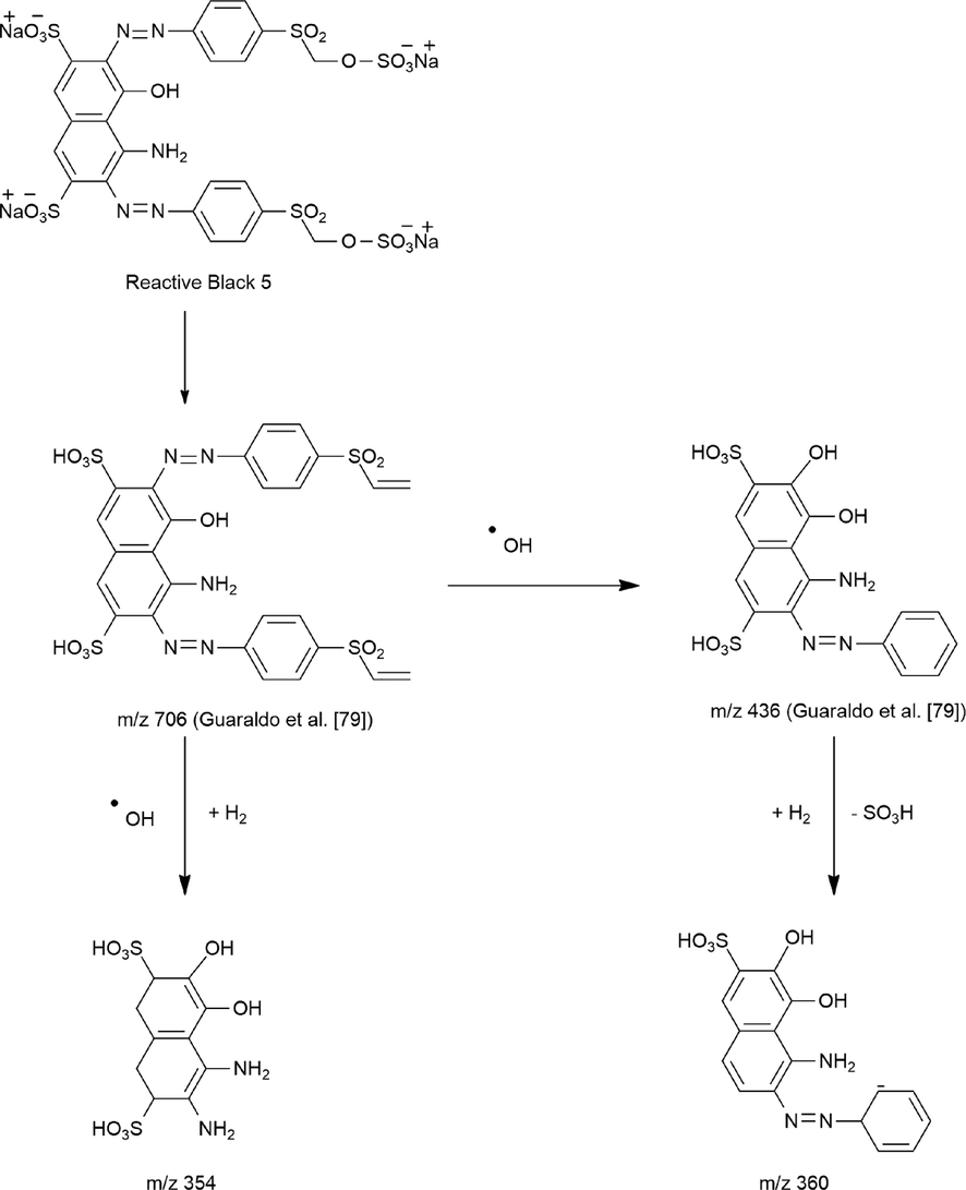 Proposed pathway of RB5 degradation by UiO-66@GT.