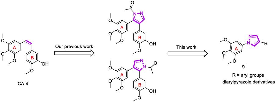 The design of target compounds.