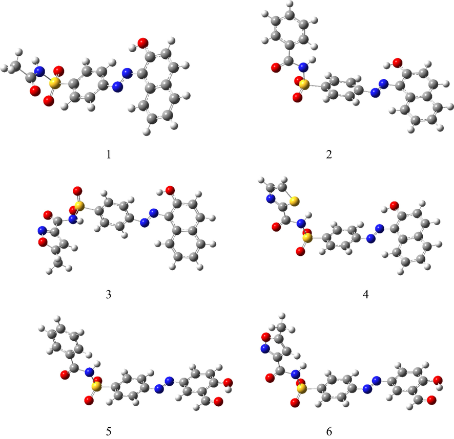 The optimized structures were obtained at the B3LYP/6–31 + G(d,p)/ 6–311 + G(d,p) level of theory.