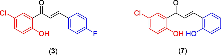 Structures of compounds (3) and (7).