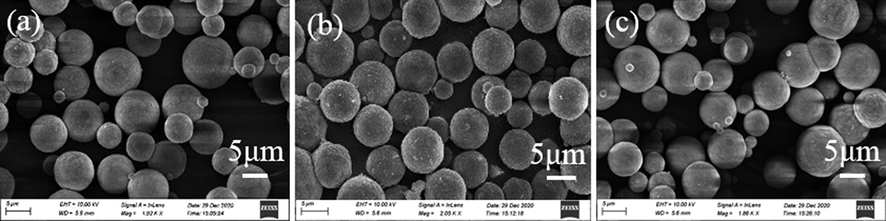 SEM images of the deposits generated at 2, 6 and 20 h.