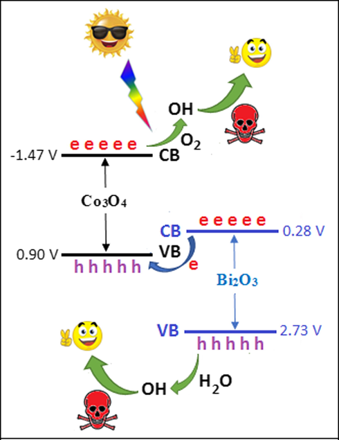 Schematic diagram of Z-scheme mechanism.