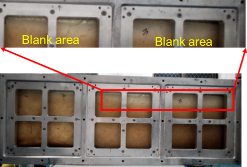 0.60 wt%FR-900 dynamic sand carrying performance in fractures.