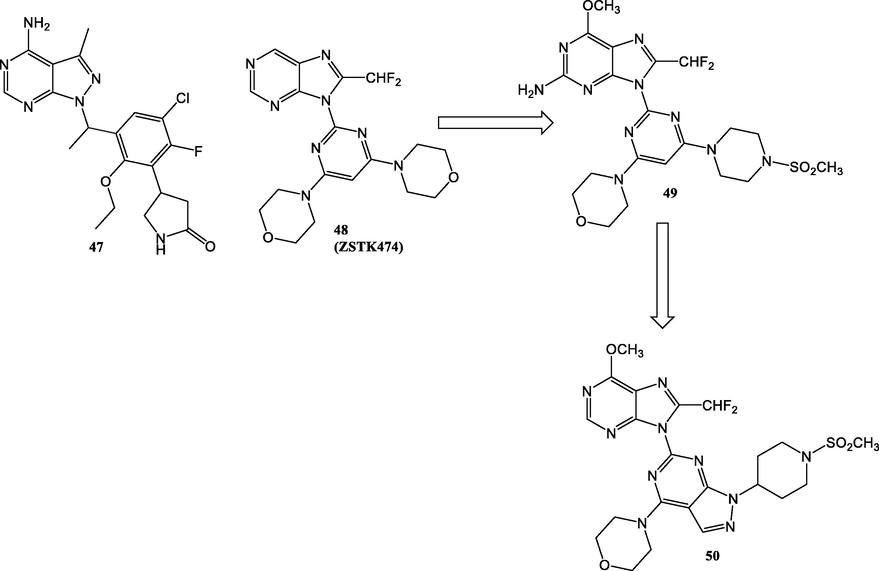 Some examples of some PIK3 inhibitors 47–50.