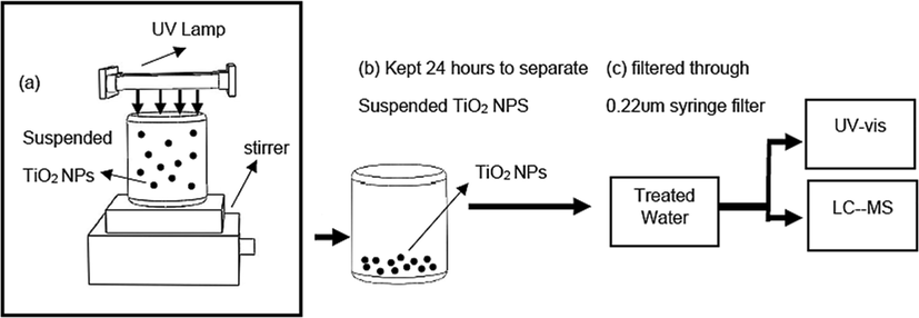 Experimental set-up representation.
