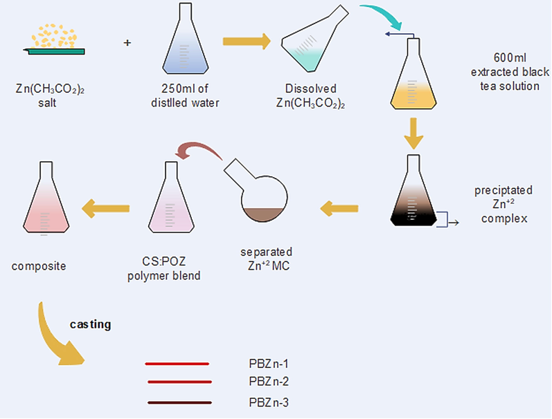 Schematic diagram of sample preparation.