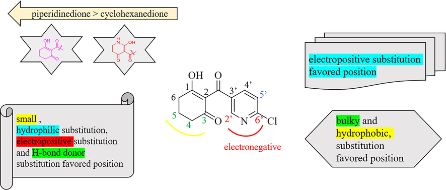 Summary of the structure–activity relationship.