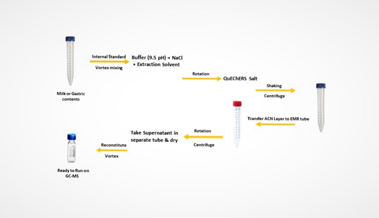 Schematic extraction procedure.