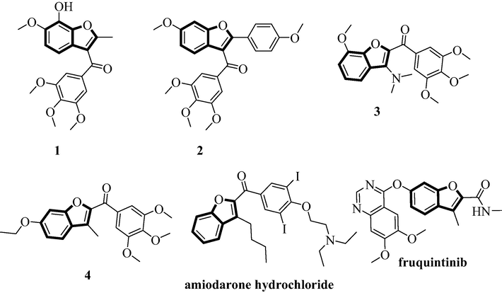 Structure of tubulin assembly inhibitors.